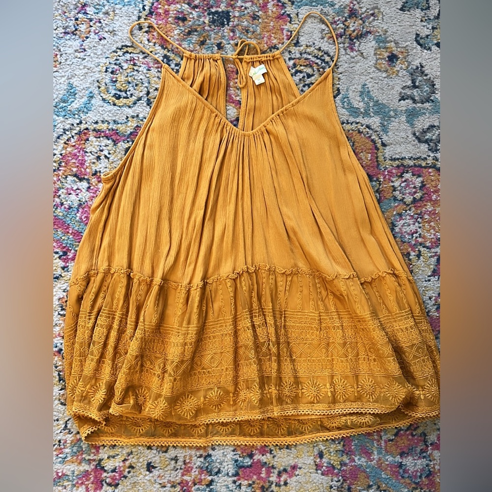 Anthropology Yellow/Gold Blouse